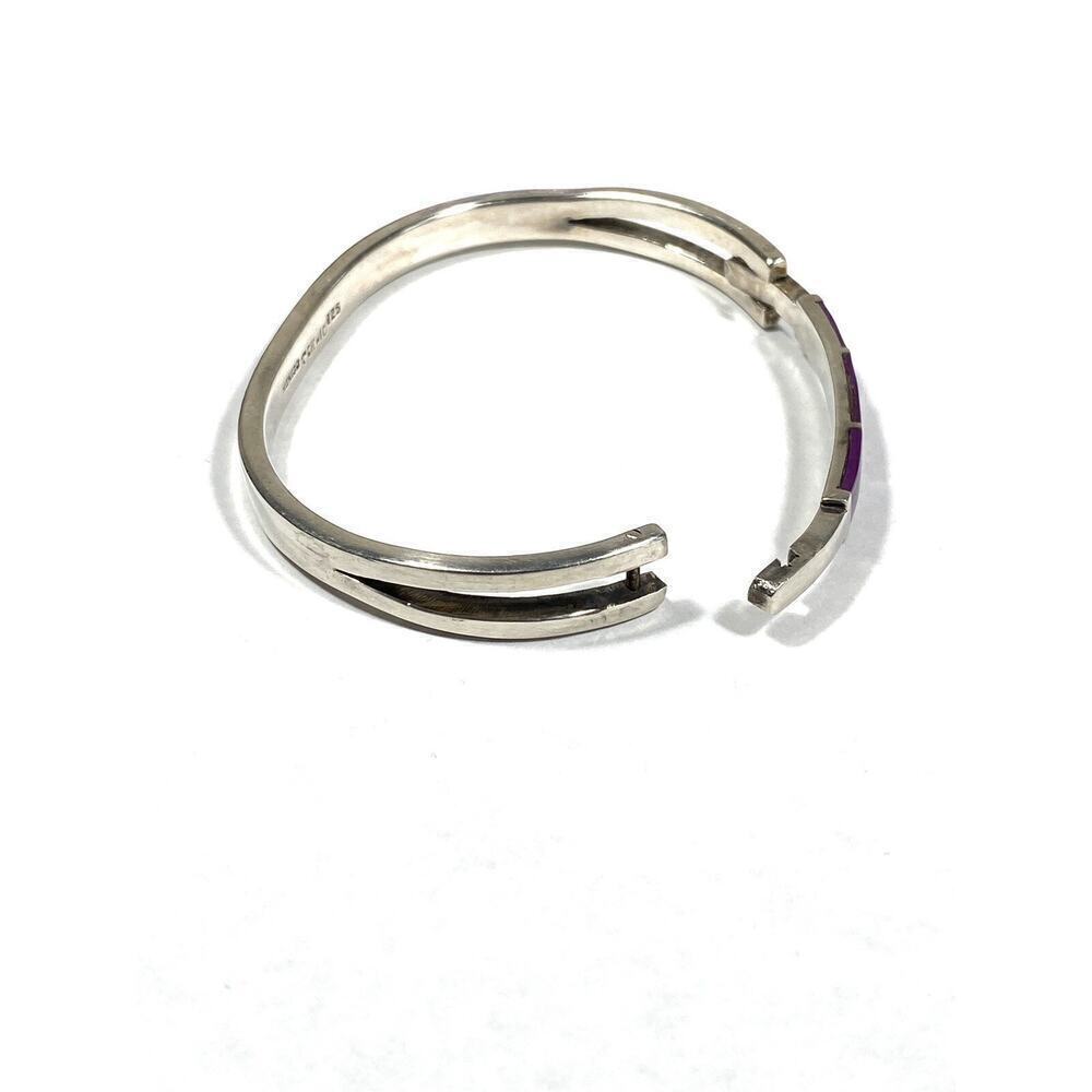 Taxco Mexico 925 Sterling Slver Bracelet TCH-10 6.5” 26.31 art Deco Vintage - Picture 3 of 8
